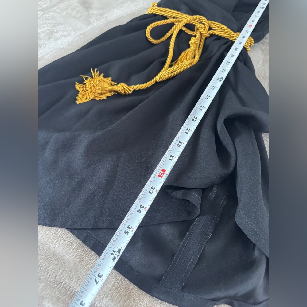 Moschino Cheap & Chic Gold Rope Halter Mini Dress - Picture 12 of 16